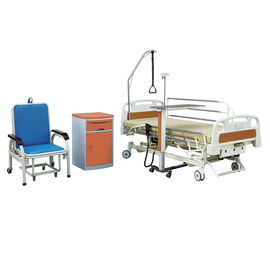 Cama de hospital vertical de la cama eléctrica del interno con el sistema médico del motor