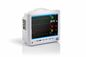 Máquina portátil del monitor paciente de 6 parámetros estándar con pantalla LCD color de 12,1 pulgadas