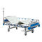 Cama de hospital eléctrica de la cama médica eléctrica manual de 2 manivelas con doblar los carriles laterales